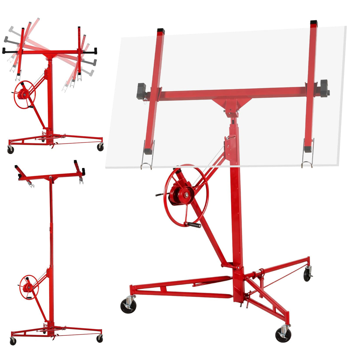 Rovibek 11FT Drywall Lift, Drywall Jack Lift for Ceiling
