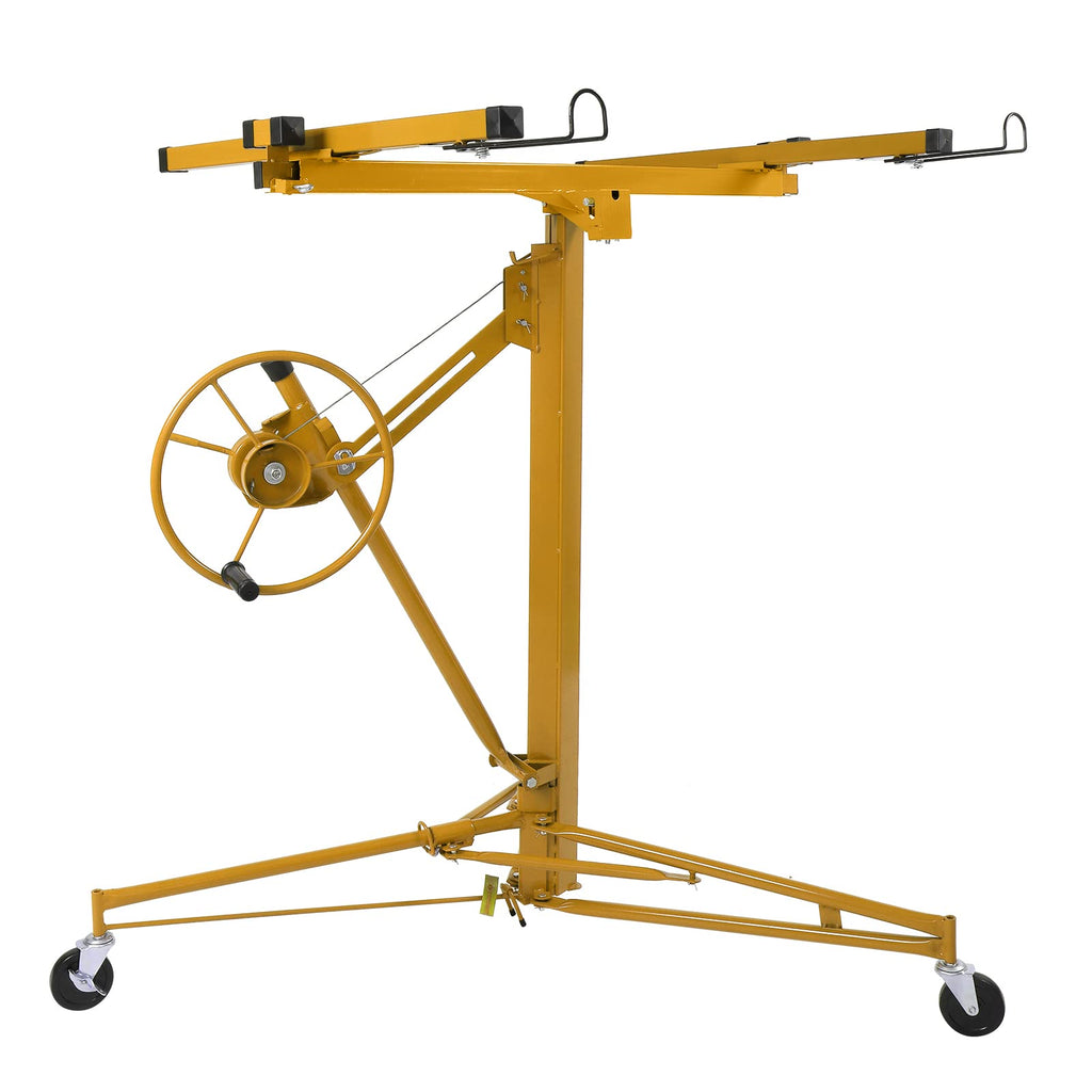 16 ft Drywall Lift Panel Rolling Hoist Jack Lifter for Sheetrock