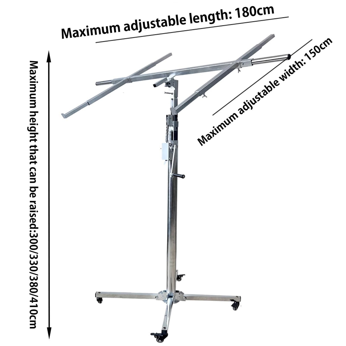 Drywall Lift Panel Hoist, Drywall Lift Panel Hoist with Telescopic Arm, Drywall Lifter for Home Improvement, Suitable for Carpentry, Residential and Commercial Use(3M)