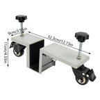 Door Installation Kit for 1.375-1.75 Inch Doors, 1000 lbs Capacity, 4 Positioning Clamps, Silver, Heavy Duty Moving and Mounting Tool for Contractors & DIY Homeowners