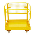 Towallmark Forklift Safety Cage, 36"x36" inch Heavy Duty Collapsible Forklift Work Platform,1200LBS Capacity with 4 Universal Wheels, for Most Aerial Jobs