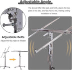 Panel Hoist Jack Lifter with Rolling Caster Wheels - Sheetrock Lift Drywall Lift Extension - Portable Adjustable Telescopic Arm Panel Hoist Jack Tool Labor Saving(3.7m/12.1ft+accessory)