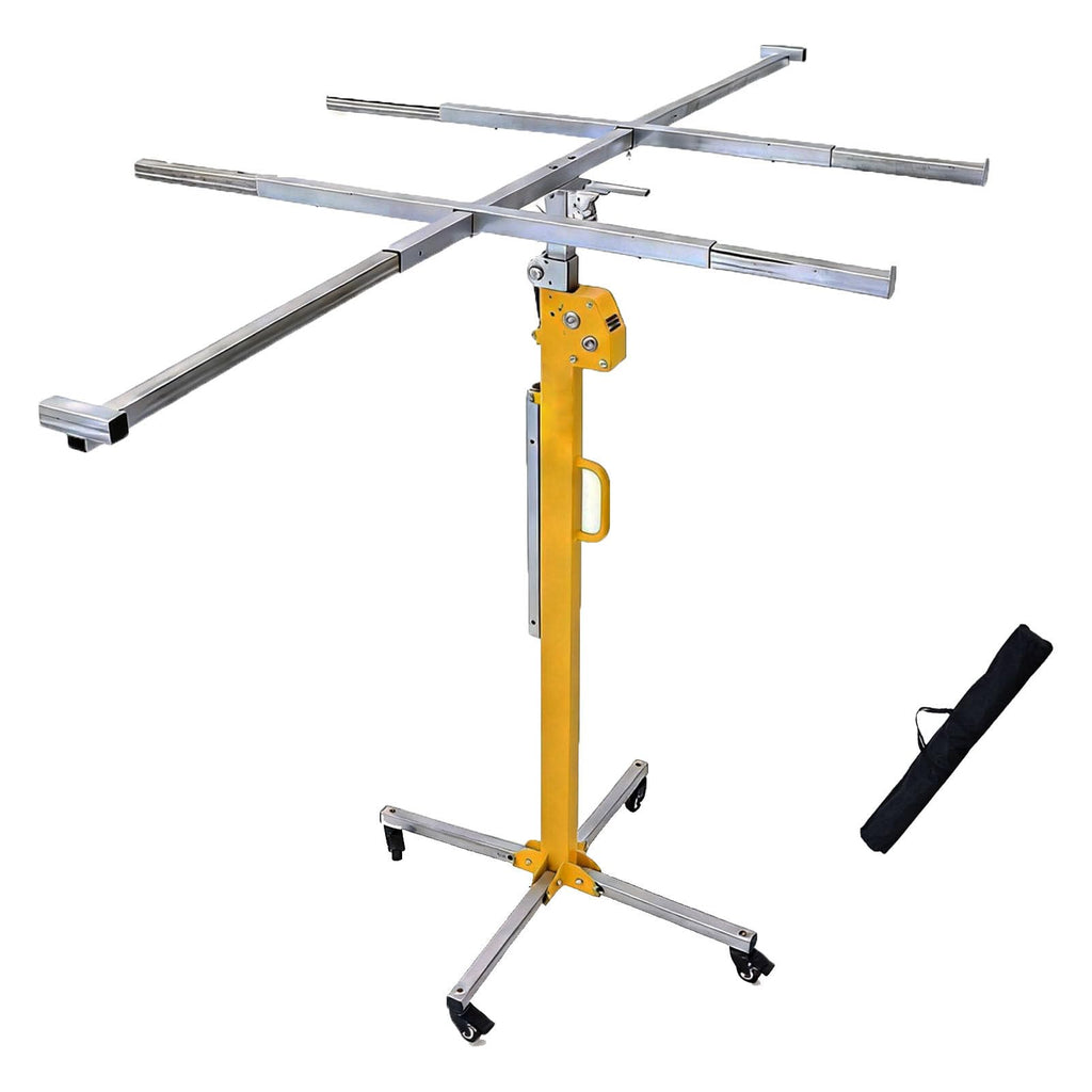 Drywall Lift Panel, 150LBS Capacity Hoist with Rolling Base, Lockable Wheels for Home Commercial Use 3M