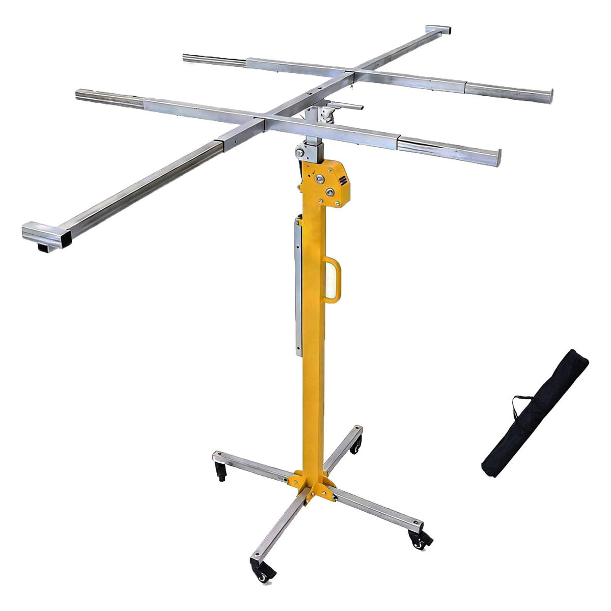 Drywall Lift Panel, 150LBS Capacity Hoist with Rolling Base, Lockable Wheels for Home Commercial Use 3M