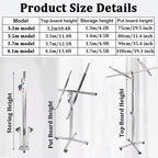 Foldable Drywall Lift - Heavy-Duty Panel Hoist for Easy Installation in Home Improvement Projects