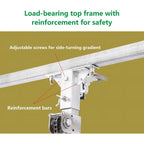 Drywall Lift, Mobile Drywall Lift for Easy handling of Panels, 80 kg Load Capacity, with 4 Lockable castors for Stability and Mobility (3.5m)