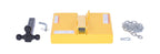 Vestil FTTM-2 Steel Fork Lift Hitch Attachment 20-9/16 in x 14-1/2 in x 8-1/16 in 1500 Lb. Capacity Yellow