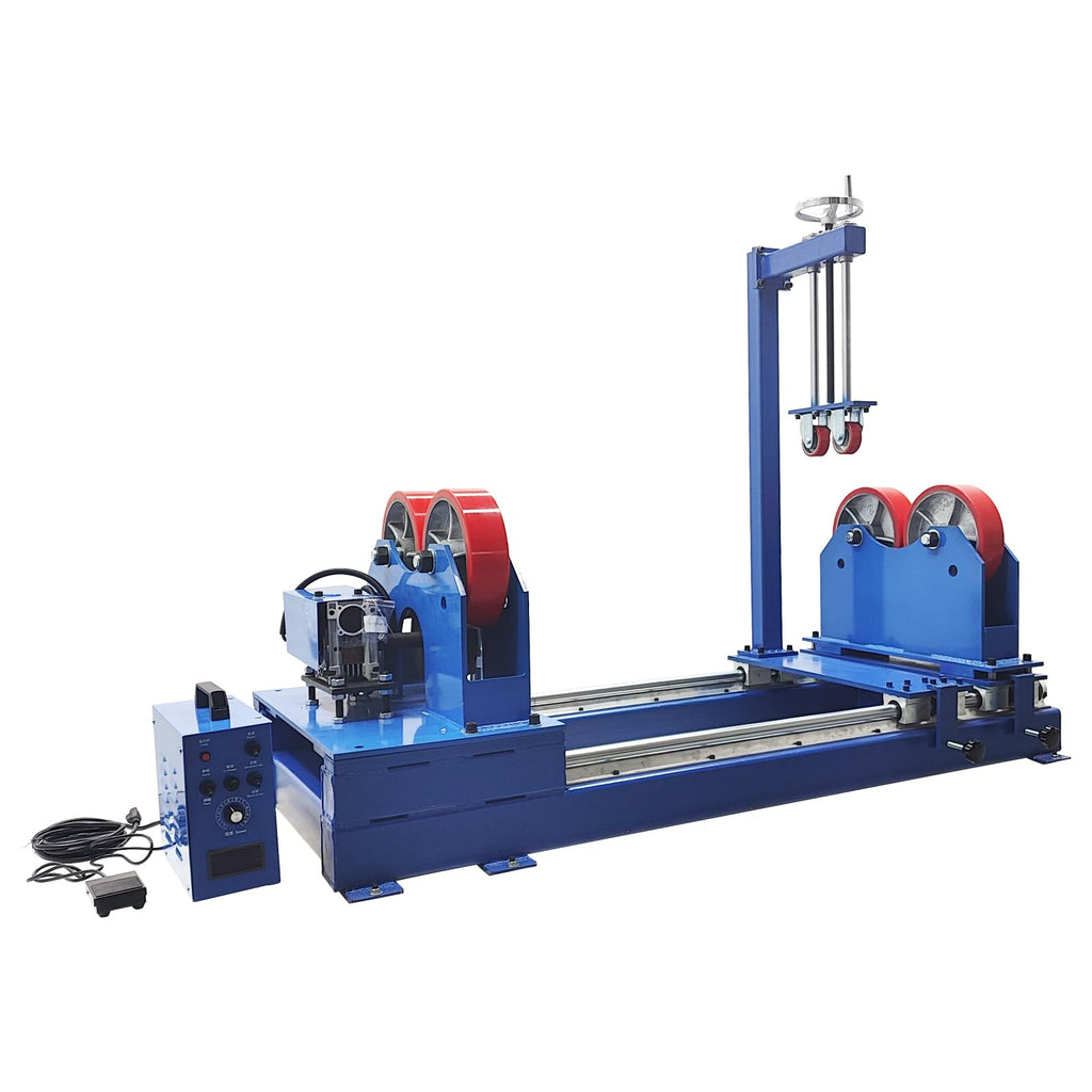 Welding Turning Roller with Sliding Rail and Press Wheel Frame