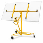 Stark USA 11 Ft Drywall Lift Panel Hoist, Rolling Sheetrock Lift Jack with 360° Adjustable Cradle, Telescoping Extension Arm, 3 Lockable Swivel Casters, Heavy-Duty Drywall Ceiling Installation Lift