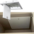 Lockable Metal Loft Ceiling Access Panel - Durable Attic Inspection Hatch for Electrical & Plumbing, Sizes 10-30 in - Heavy-Duty Drywall Lift (22x34 in) for Easy Access