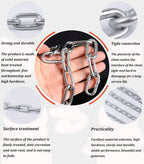 Stainless Steel Garden Chain, decorative Chain Safety Guardrail Chain Restrain The Dog Chain Dog Chain( golden Retriever) Hang Clothes And Quilts Stainless Steel Coiled Chain Chandelier Chain