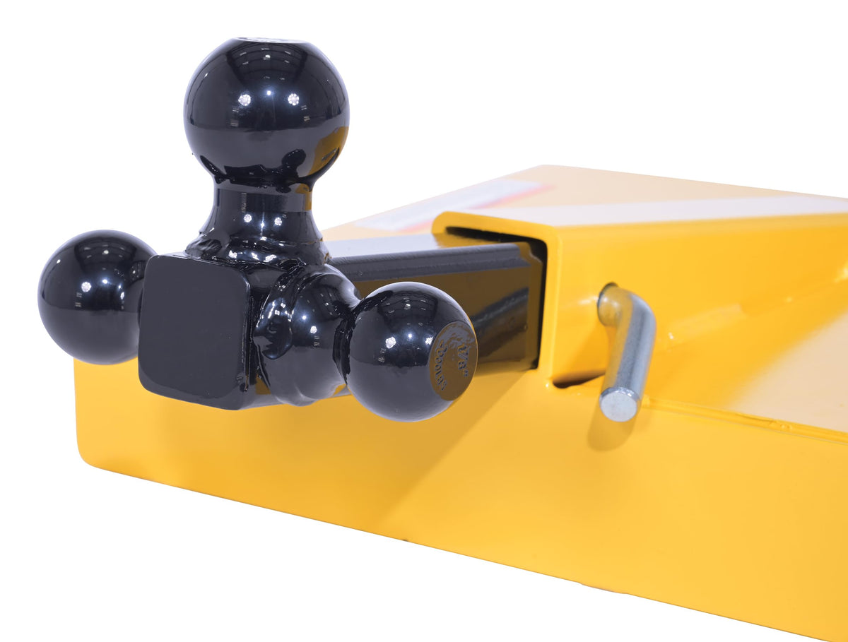 Vestil FTTM-2 Steel Fork Lift Hitch Attachment 20-9/16 in x 14-1/2 in x 8-1/16 in 1500 Lb. Capacity Yellow