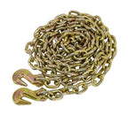 Mytee Products 2 Pack NEW 3/8" x 16' Grade 70 Transport Chain Made in USA! with G70 Grab Hooks
