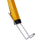 11FT Drywall Lift Sheetrock Lift, 150LBS Capacity, Drywall Lift Panel Hoist with Black Telescopic Arm, Drywall Jack Lift with 3 Lockable Wheels for Home Improvement, 4'x16' Panel Size, Yellow