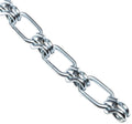 Campbell 0723427 Low Carbon Steel Lock Link Single Loop Chainon Reel, Zinc Plated, 3/0 Trade, 0.15" Diameter, 125' Length, 405 lbs Load Capacity