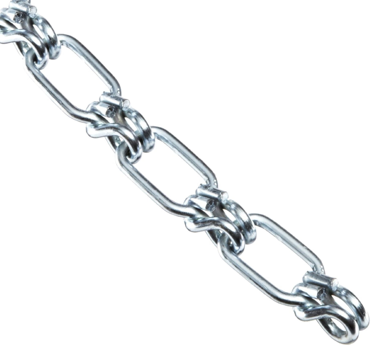 Campbell 0723427 Low Carbon Steel Lock Link Single Loop Chainon Reel, Zinc Plated, 3/0 Trade, 0.15" Diameter, 125' Length, 405 lbs Load Capacity
