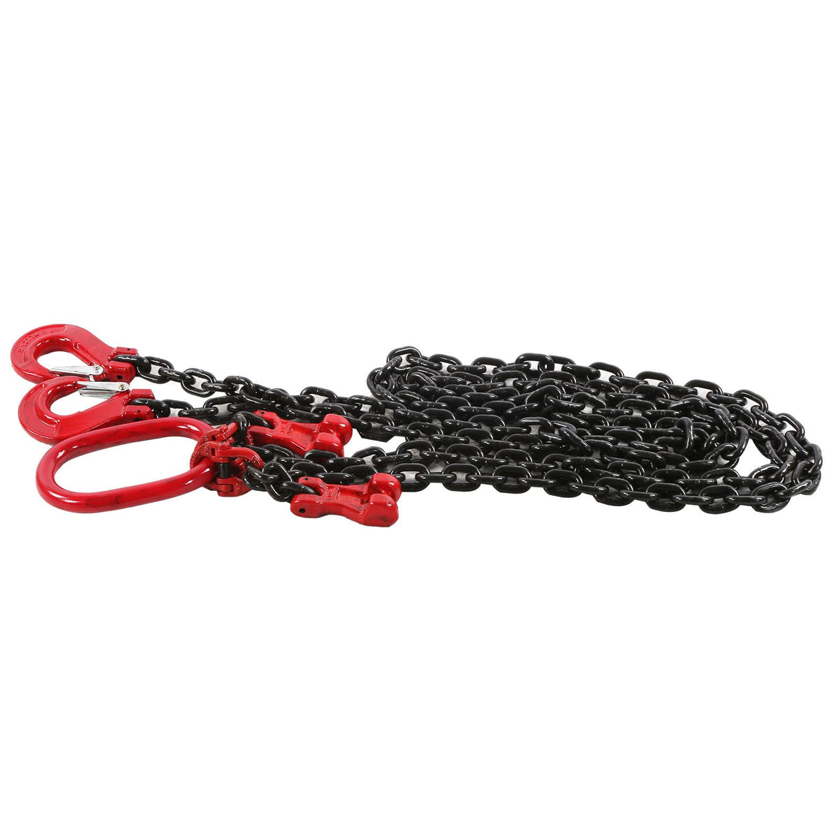 8mm Lifting Chain 4.75T Tested for Crane Operations 2 Meter Adjustable Convenient for Building Construction