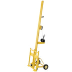 【LuckyNote】Drywall panel lift for walls, Load capacity 150LBS Heavy Duty Drywall Lifter, Use for drywall, OSB, plywood, insulation, cement board. Yellow Color,100 Inch Height