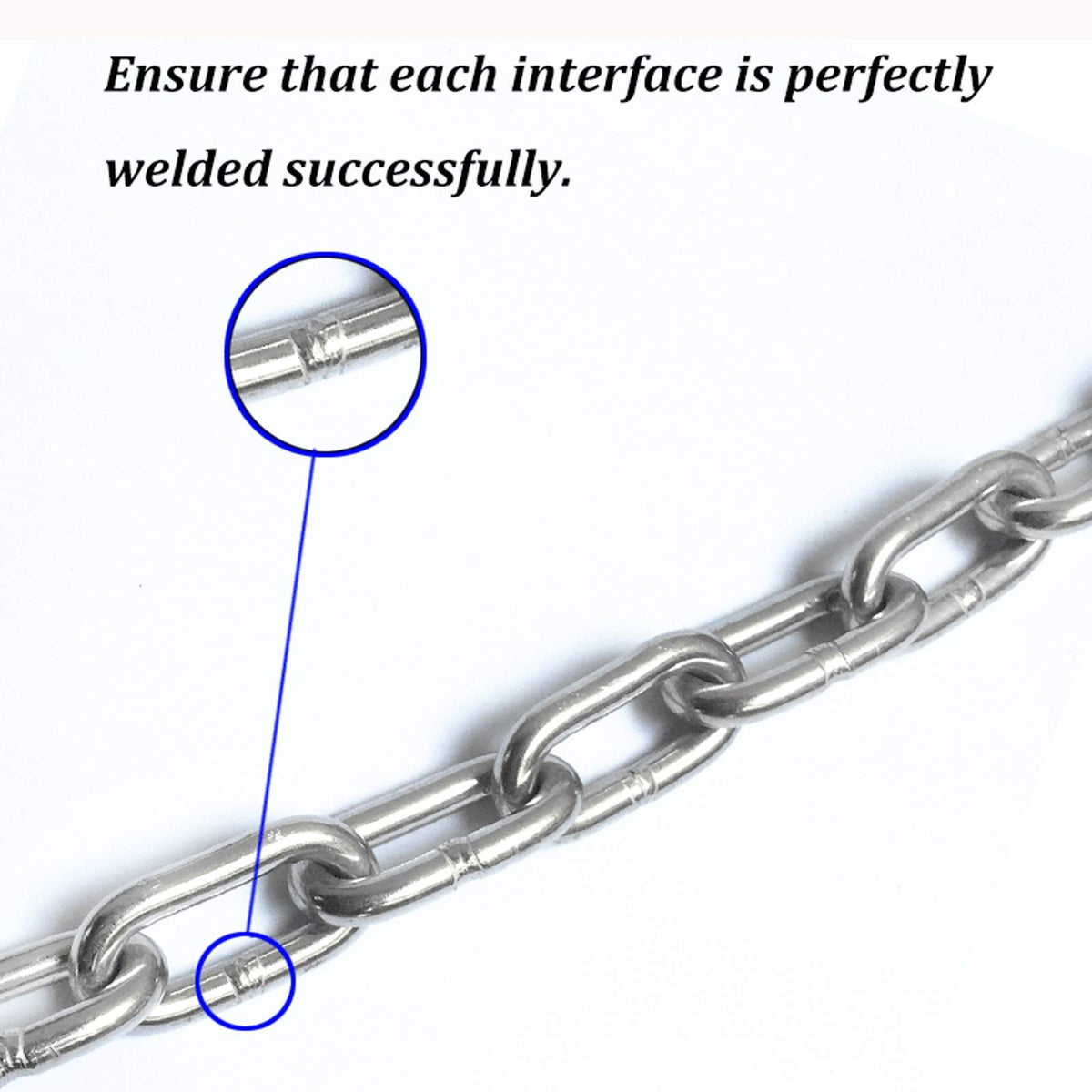 Garden Safety Chain,Stainless Steel Chain Chandelier Chain Decorative Chain Safety Guardrail Chain Restrain The Dog Chain Dog Chain (35kg) Lock Door Lock Car Lock Workshop Chain