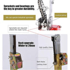 Drywall Lift, 80 kg Capacity, Suitable for Construction and Decoration, Equipped with 4 castors for Easy Mobility (4m)