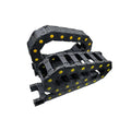 25x25 25x38 25x50 25x57 25x70 25x77 25x103mm Nylon Mochine Towline Cable Chain Non-Opening Enclosed Drag Chain L1m for CNC