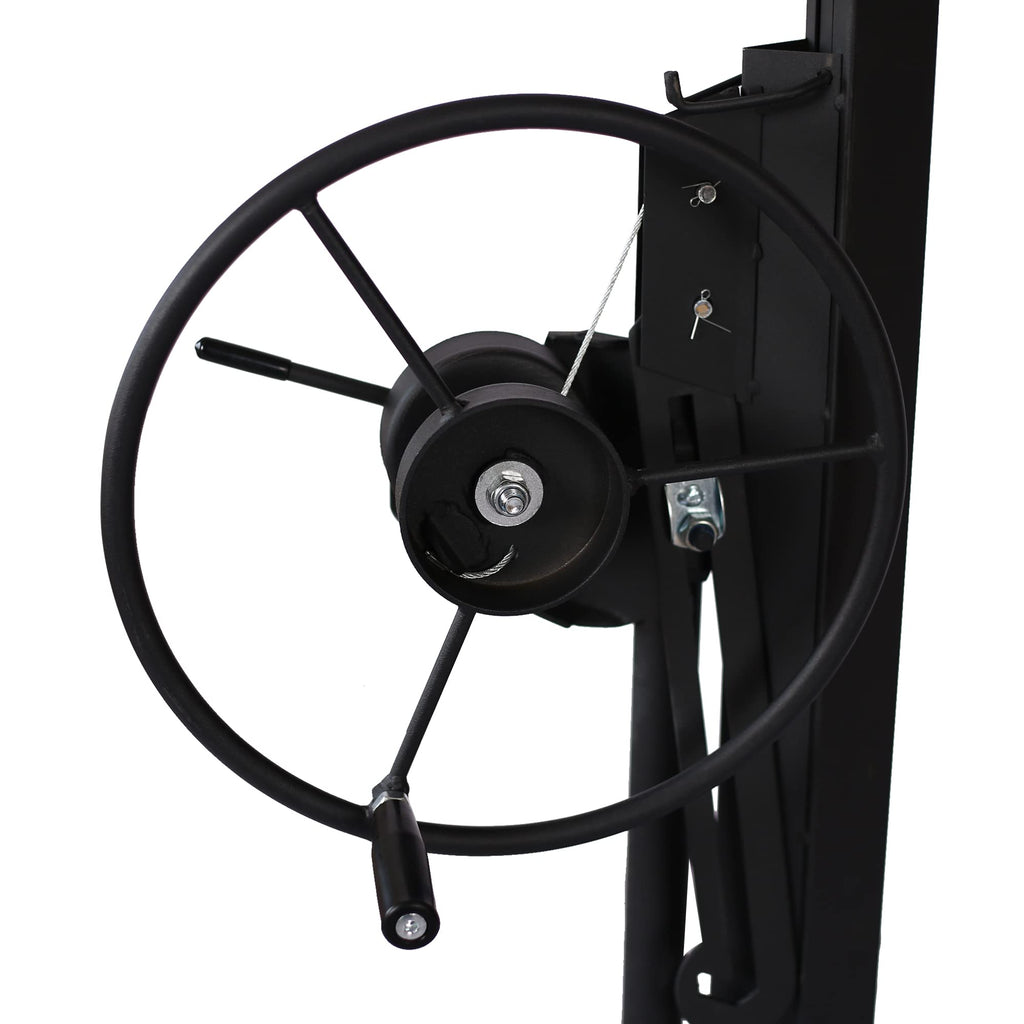 Drywall Lift Panel 13' Lift Drywall Panel Hoist Jack Lifter,Black