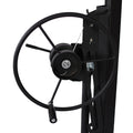 Tidyard Drywall Panel Hoist, Rolling Drywall Lift with Built-in Winch Brake, 16 ft Adjustable Height Steel Frame Cradle Hoist for Ceiling and Wall Installation