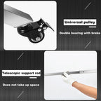 Sheetrock Lift Drywall Lift, Adjustable Telescopic Arm with Lockable Casters High 3.4M/3.7M/4.3M Drywall Jack Easy to Move Made of Galvanized Steel Pipe Stable and Durable(4.3M)