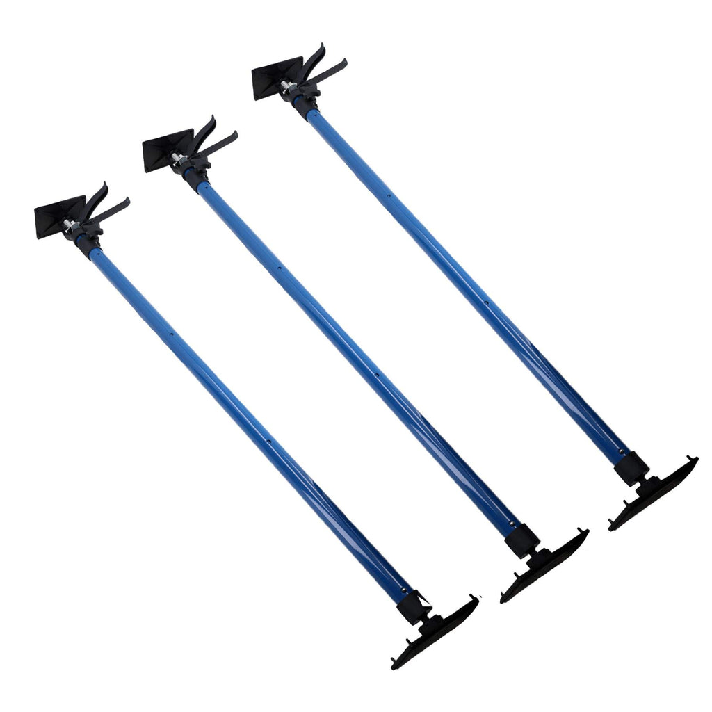 3 x Telescopic Extendable Prop Drywall Plaster Board Support Holder 1.15m- 2.9m
