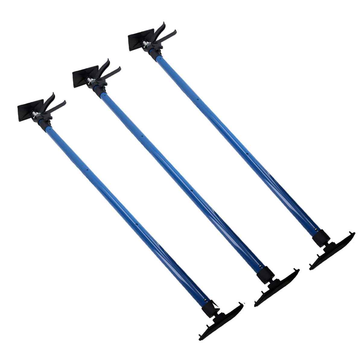 3 x Telescopic Extendable Prop Drywall Plaster Board Support Holder 1.15m- 2.9m