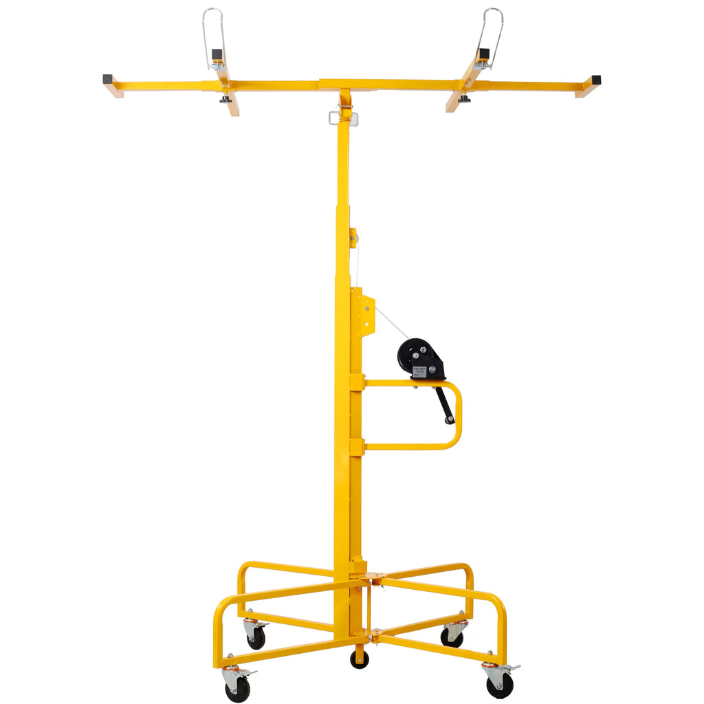 Gecheer Drywall Lift Panel Hoist for Walls and Ceilings,150-lb Capacity,Up to 13ft Height,No Tools Assembly,Solo DIY Projects