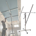 JYHHCYS 165LBS Heavy Duty Sheetrock Lift Drywall Lift - Hand Drywall Jack Lift for Home Improvement - Drywall Lift Panel 11' 16' Lift Drywall Panel Hoist Jack Lifter(H 3.2m/126in/10.5ft)