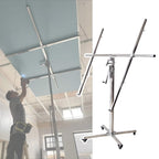 JYHHCYS 165LBS Heavy Duty Sheetrock Lift Drywall Lift - Hand Drywall Jack Lift for Home Improvement - Drywall Lift Panel 11' 16' Lift Drywall Panel Hoist Jack Lifter(H 3.2m/126in/10.5ft)