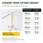 Drywall Lift, 110LBS(50kg) Sheetrock Hoist for Ceiling 5m