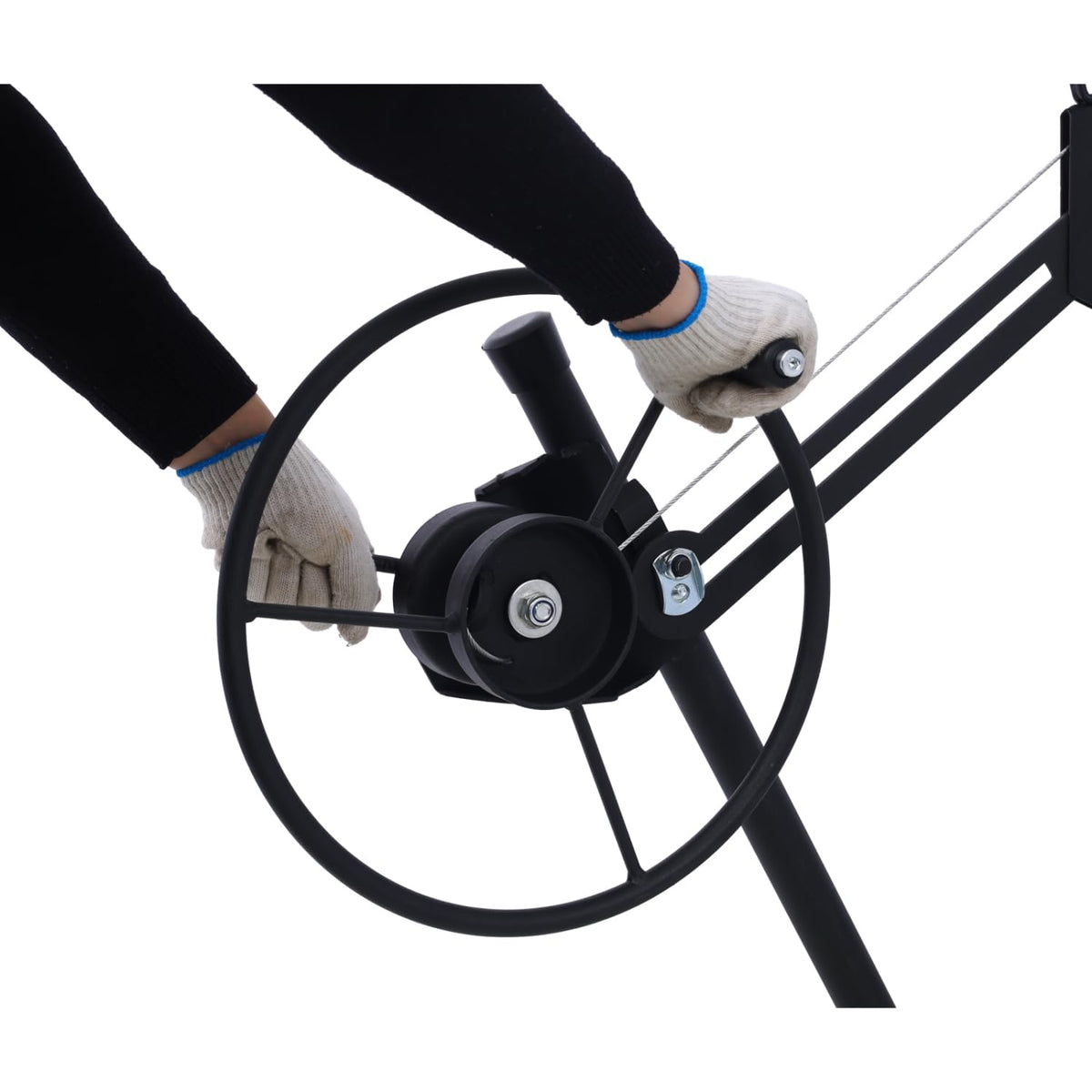 Geelife Drywall Lift Panel 11' Hoist Jack Lifter - Green+Black