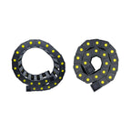 25x25 25x38 25x50 25x57 25x70 25x77 25x103mm Nylon Mochine Towline Cable Chain Non-Opening Enclosed Drag Chain L1m for CNC
