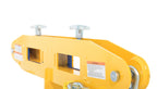 Vestil FLB-D-4 Steel Forklift Lifting Beam 40 in. x 4-7/8 in. x 17-1/16 in. 4,000 Lb. Capacity Yellow