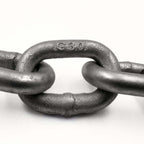G30 Proof Coil Chain, Hot-Dipped Galvanized, 3/8", 100 ft