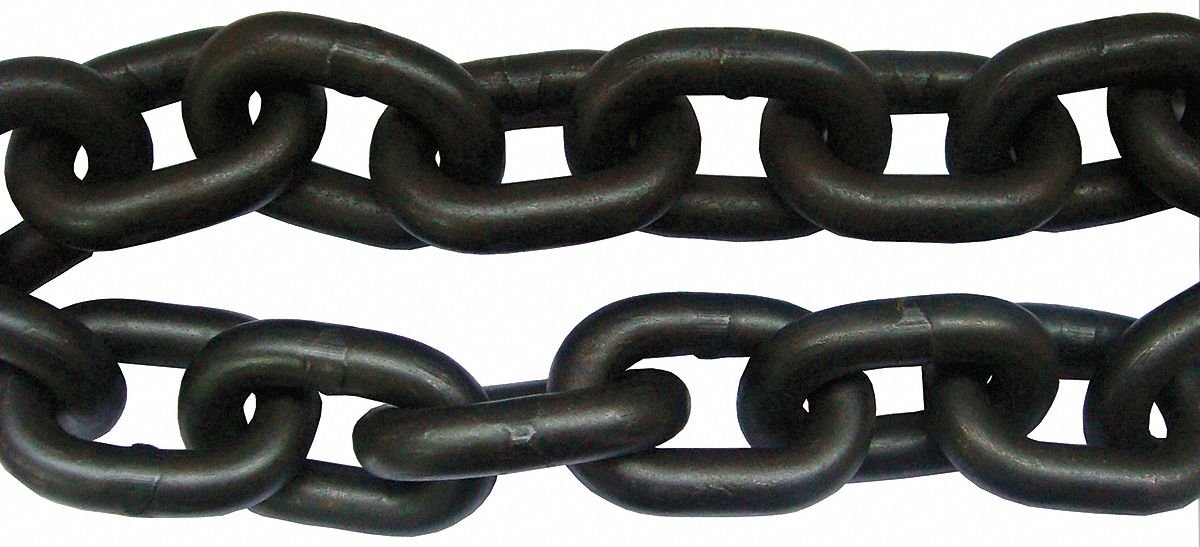 Chain, Grade 80, 1/2 Size, 20 ft, 12, 000 lb.