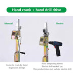 Drywall Lift, Mobile Drywall Lift for Easy handling of Panels, 80 kg Load Capacity, with 4 Lockable castors for Stability and Mobility (3.5m)
