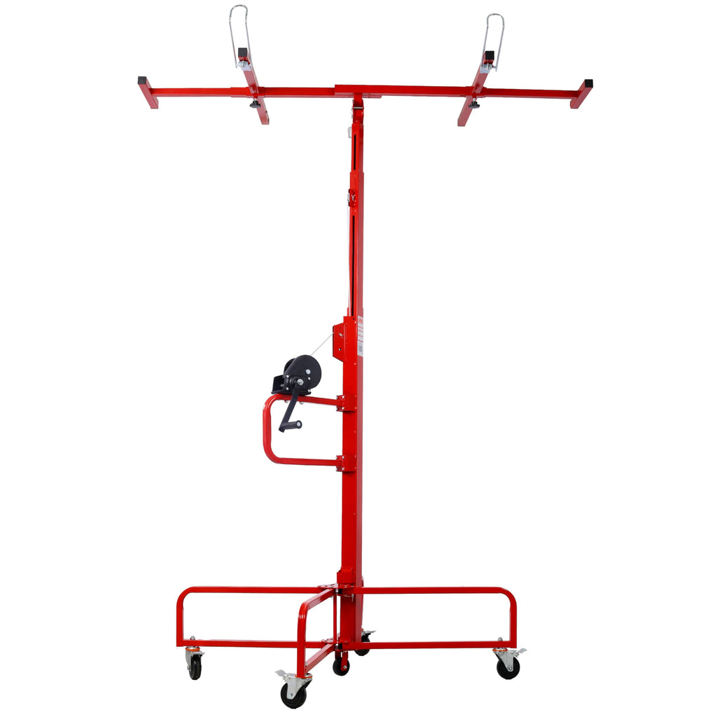 Gecheer Drywall Lift Hoist Jack with 150lb Capacity and 13ft Height for DIY Construction Projects
