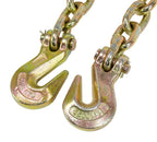 Mytee Products 2 Pack NEW 3/8" x 16' Grade 70 Transport Chain Made in USA! with G70 Grab Hooks