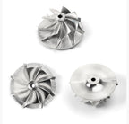 Billet Forged Turbocharger Compressor Wheel 36x46mm 8+0 Reverse Rotation 5-AXIS CNC Machine 3.1mm Bore Size