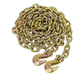 Mytee Products 2 Pack NEW 3/8" x 16' Grade 70 Transport Chain Made in USA! with G70 Grab Hooks