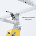 Drywall Lift, Stable and Durable with Casters Drywall Lifter Can Be Locked by Casters Sheetrock Lift Easy to Operate Convenient and Labor-Saving Woodworking Construction Tools(3M)