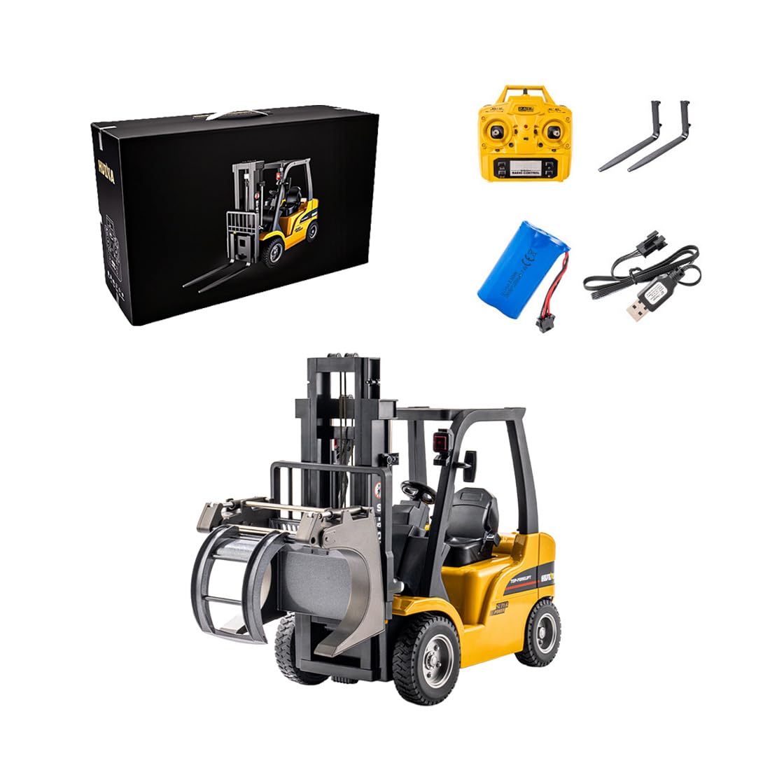 1/14 RC Forklift, Alloy Grabber & Fork, Warehouse Operation
