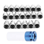 21Pcs Wheel Locking Lug Nut Key Set, Anti Theft Kit for Mini Series E12 E21 E23, with Convenient Storage Box, sturdy Alloy Material, outstanding Fit for Multiple