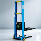 Portable Semi Electric Forklift, Hydraulic Pallet Stacker Material Lift