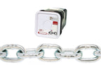 Campbell 0143326 System 3 Grade 30 Low Carbon Steel Proof Coil Chain, Zinc plated, 3/16" Trade, 0.21" Diameter, 800 lbs Load Capacity, 150 Feet Square Pail (T0143326)