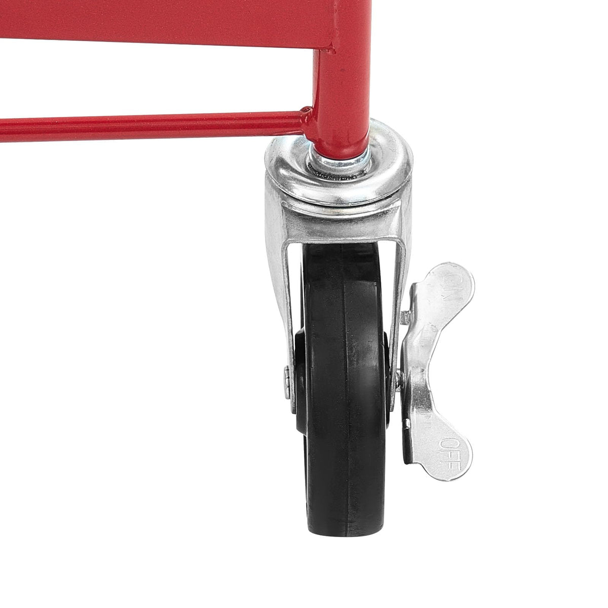 16ft Drywall Lift, Heavy-Duty 150 lbs Sheetrock Hoist with Adjustable Telescoping Arm, Lockable Wheels, Drywall Lifter Panel Jack Hoist Tools Ideal for Ceiling & Wall Installation (Red) 150 lbs Weig